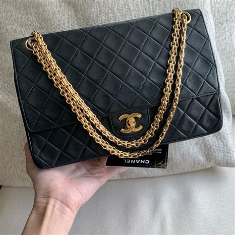 chanel billfold with chain vintage|Vintage Chanel handbags.